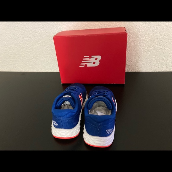 NEW PAIR / NEW BALANCE SNEAKERS SHOES BOYS TODDLER SZ 7 SHOES BLUE GIFT IAARICR2 - Picture 4 of 11